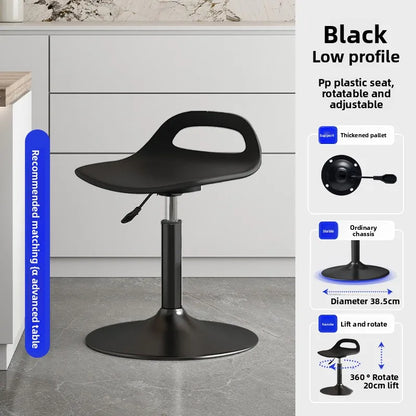 Adjustable Swivel Hydraulic Bar Stool Counter Stool Kitchen Bar Chair Backrest Padded Seat Commercial Home Island Pair Chaise
