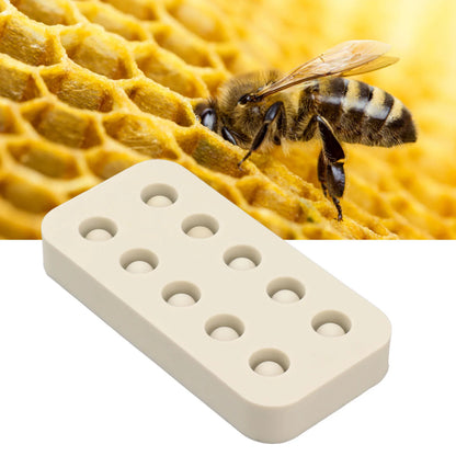 Beekeeping Tool Queen Cell Cups Making Mold Wax Queen Grafting Cups Silicone Mold Beekeeping Beeswax Queen Cell Cups Making Mold
