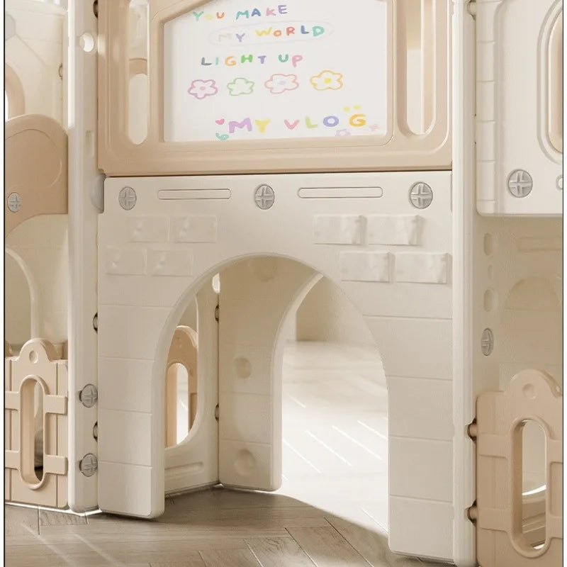 Kids Slide Indoor Home Playset Toddler Ages 1 3 Dual Slide Swing Multifunction Compact Resbaladillas Y Columpios Infantil