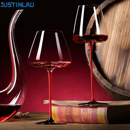 JUSTINLAU Collection Goblet Wine Glass Handmade Crystal Home High Value Goblet High Grade Wine Glass Wedding Party Birthday Gift