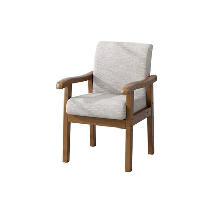 Solid wood chair single sofa chair computer desk chair home comfortable backrest armchair sitting mahjong elderly chair