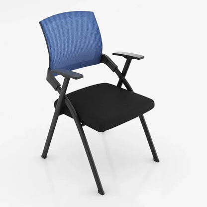 Folding training chair with desk board, foldable writing board, office meeting room, integrated table and chairs, conference