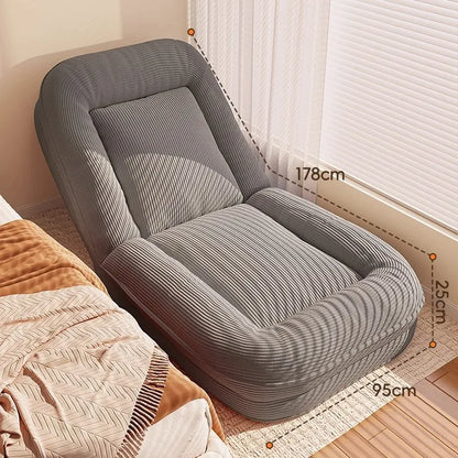 Lazy sofa reclining and sleeping large living room folding single tatami back recliner