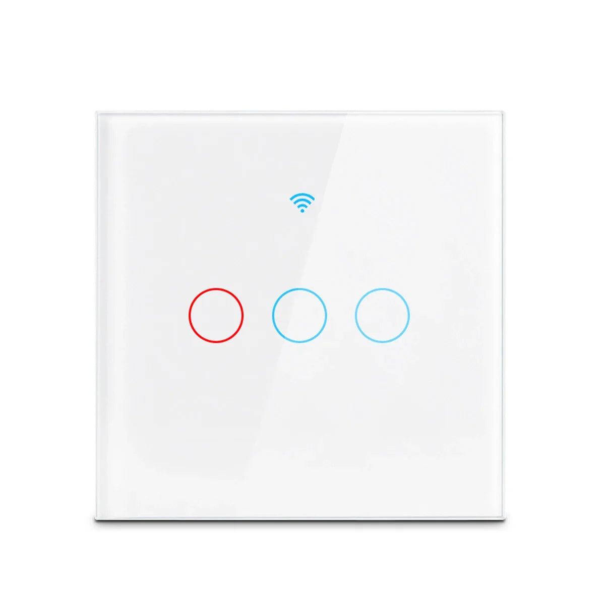 Work With Tuya WiFi Smart Switch Works With Alexa With/Without Neutral Wire Wireless RF433 Wall Touch Sensor Switch