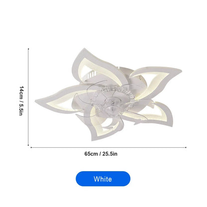 Modern Minimalist Led Ceiling Fan Lamp Smart Switch 65CM Ceiling Fans With Lights For Living Room Bedroom Home Decor Fan Lamp
