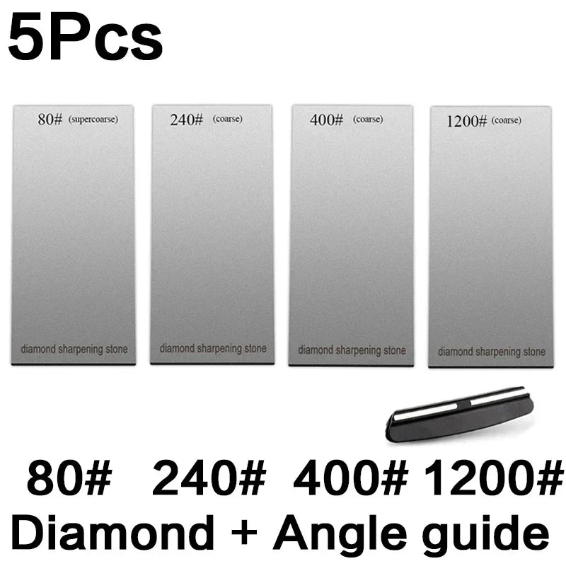 120/600/1500/3000 set Diamond sharpening stone base kitchen whetstone blade sharp bar Apex edge musat knife sharper flakes board