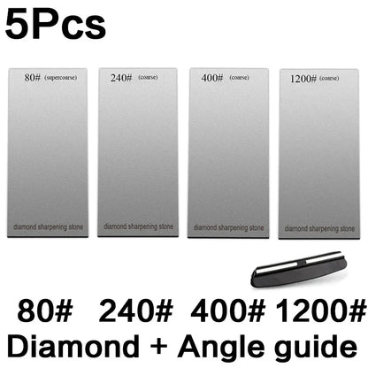 120/600/1500/3000 set Diamond sharpening stone base kitchen whetstone blade sharp bar Apex edge musat knife sharper flakes board
