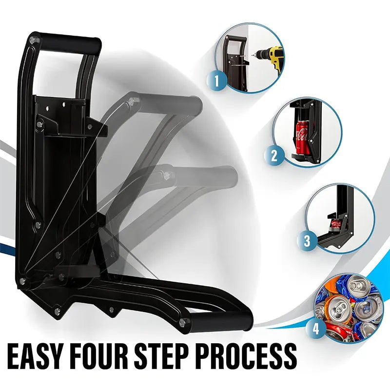 Can Crushers for Recycling 16 oz Heavy Duty Metal Can Crusher Wall Mounted Soda & Beer Can Smasher for Recycling w Bottle Opener