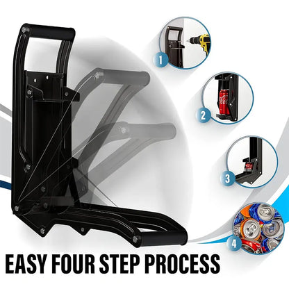 Can Crushers for Recycling 16 oz Heavy Duty Metal Can Crusher Wall Mounted Soda & Beer Can Smasher for Recycling w Bottle Opener