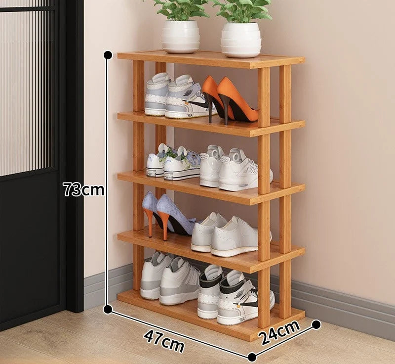 Home economy door multi-layer shoe storage artifact saves space, rental house shoe cabinet, shoe rack