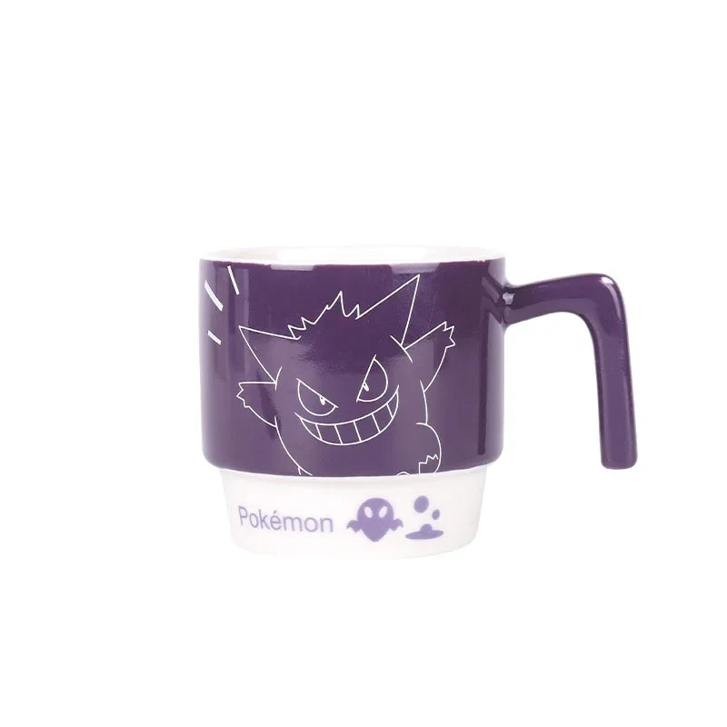 SHUNXIANG Pokémon Licensed Ceramic Mugs Snorlax Stackable Kawaii Anime Boy Girl Breakfast Milk Juice Cup Home Coffee Cup Gifts