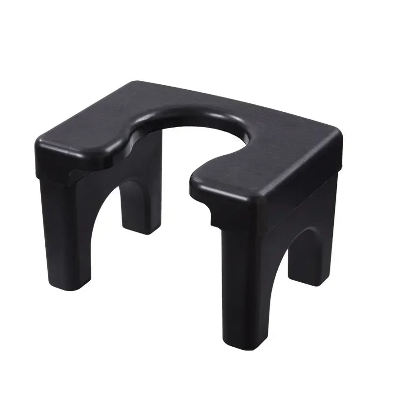 Squatting Toilet Stool Chair Non Slip Thick Household Widen Panel Sturdy Rounded Edge Easy To Wash Potty Chairs for Bathroom
