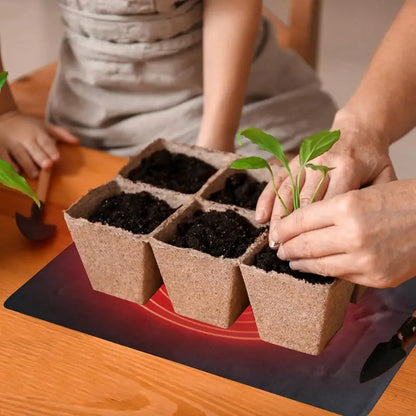8.5W Plant Heat Mat PVC Leather Plant Warming Mat Indoor 45-50 USB Warm Hydroponics Heating Pad For Indoor Plants Reptiles