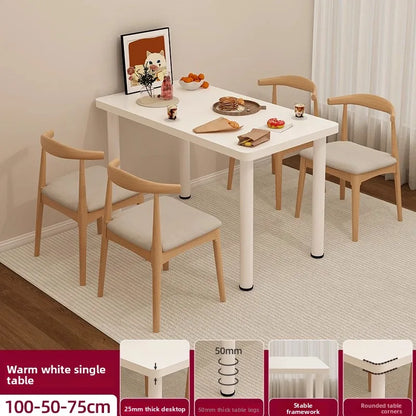 Dining table Household small apartment Outdoor portable stall Eating square table