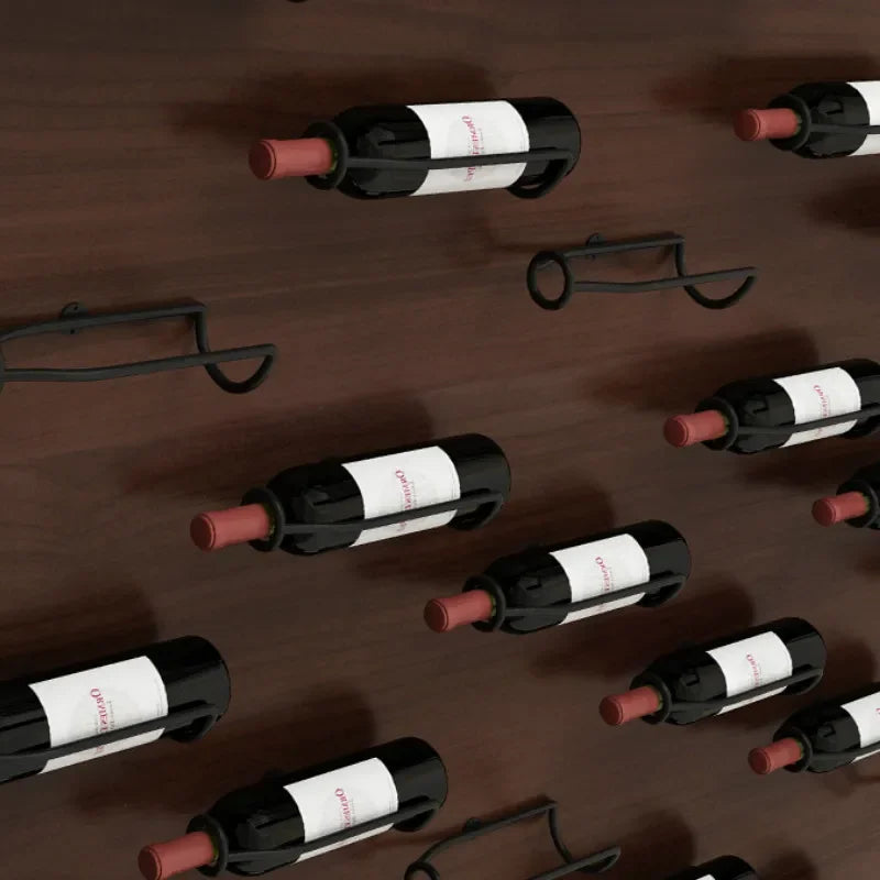 Wall-Mounted Bar Wine Rack Holder Accessories Wine Cellar Beer Champagne Storage Display Iron Metal Support Shelf Stand JJ001
