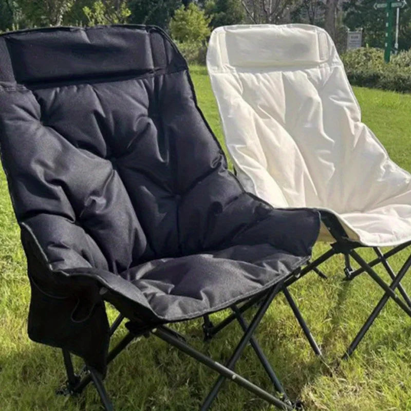 1pc high back moon chair outdoor barbecue picnic dining table and chair set portable folding chair