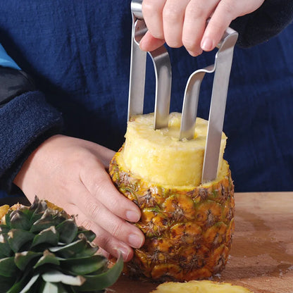 Pineapple Peeler Cutter Stainless Steel Ananas Meat Extractor Cut Corer Remover Machine Home Kitchen Knife Slicer Fruit Tools