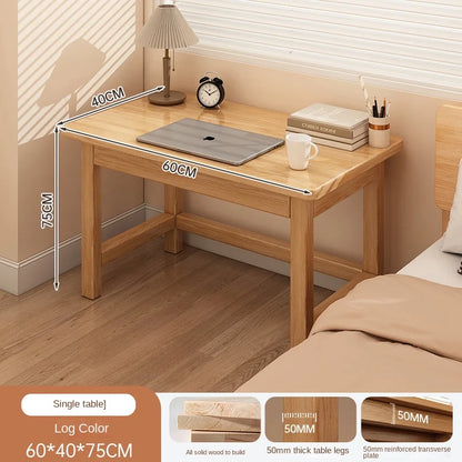 Solid wood desk for students, home use, bedroom, computer desk, study desk, writing desk, office desk