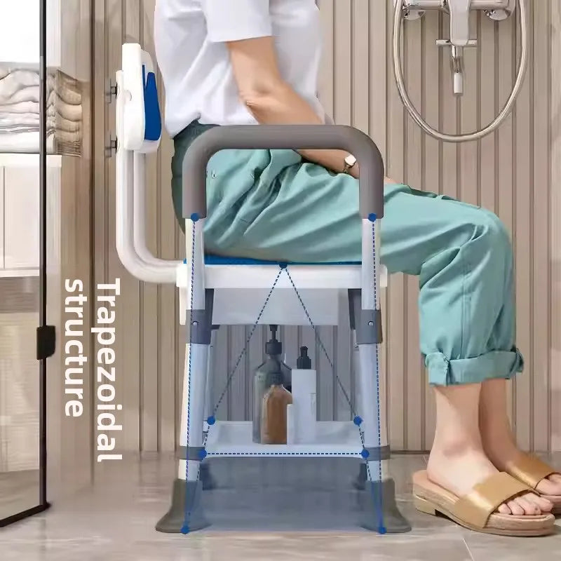 Bath special chair collapsible toilet bathroom bath bench shower non-slip bath chair