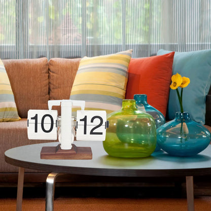 Digital Clock Minimalism  Retro  Down Clock Innovative Small Balance Shape Easy Installation 24H for Living Room