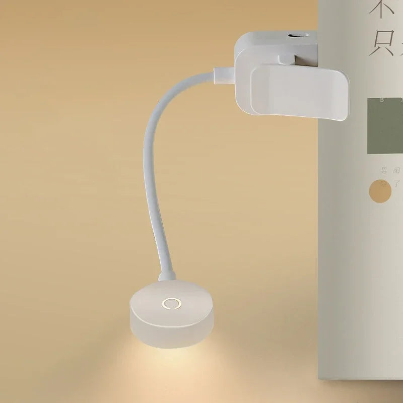 Portable LED Book Lamp Reading Small Table Lamps Eye Protection 3 Colors  Bedroom Study Bedside Student Book clip Night Light