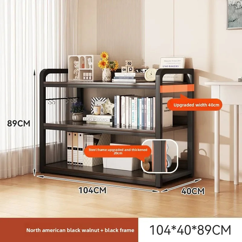Bookshelf Shelf Integrated Wall Multi-layer Storage Rack Bedroom Wall Bay Window Display Cabinet Office Shelf