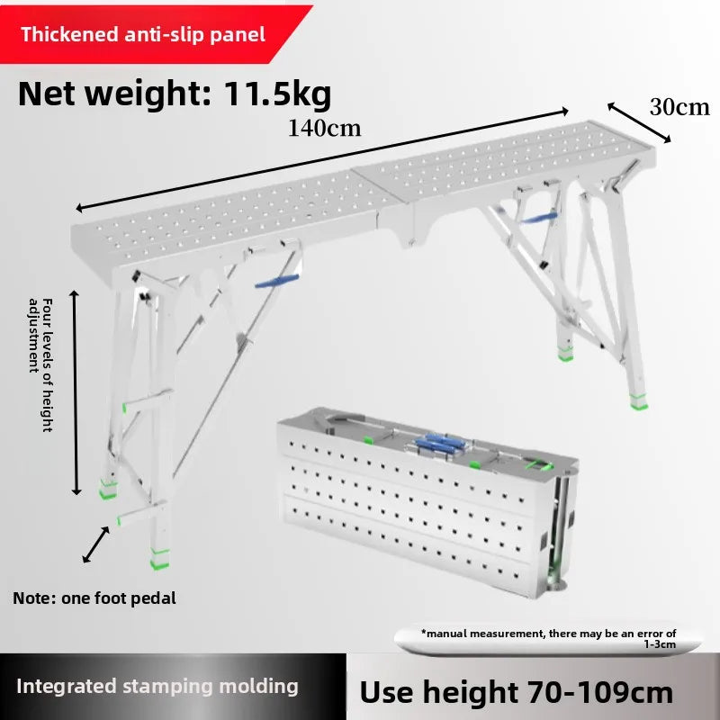 Horse stool portable folding thickened heightening construction site interior decoration scaffolding
