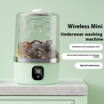 Mini Washing Machine Machine Clothes Cleaning Tool For Dormitories Travel Camping Hotel Apartment Portable Small Laundry Washer