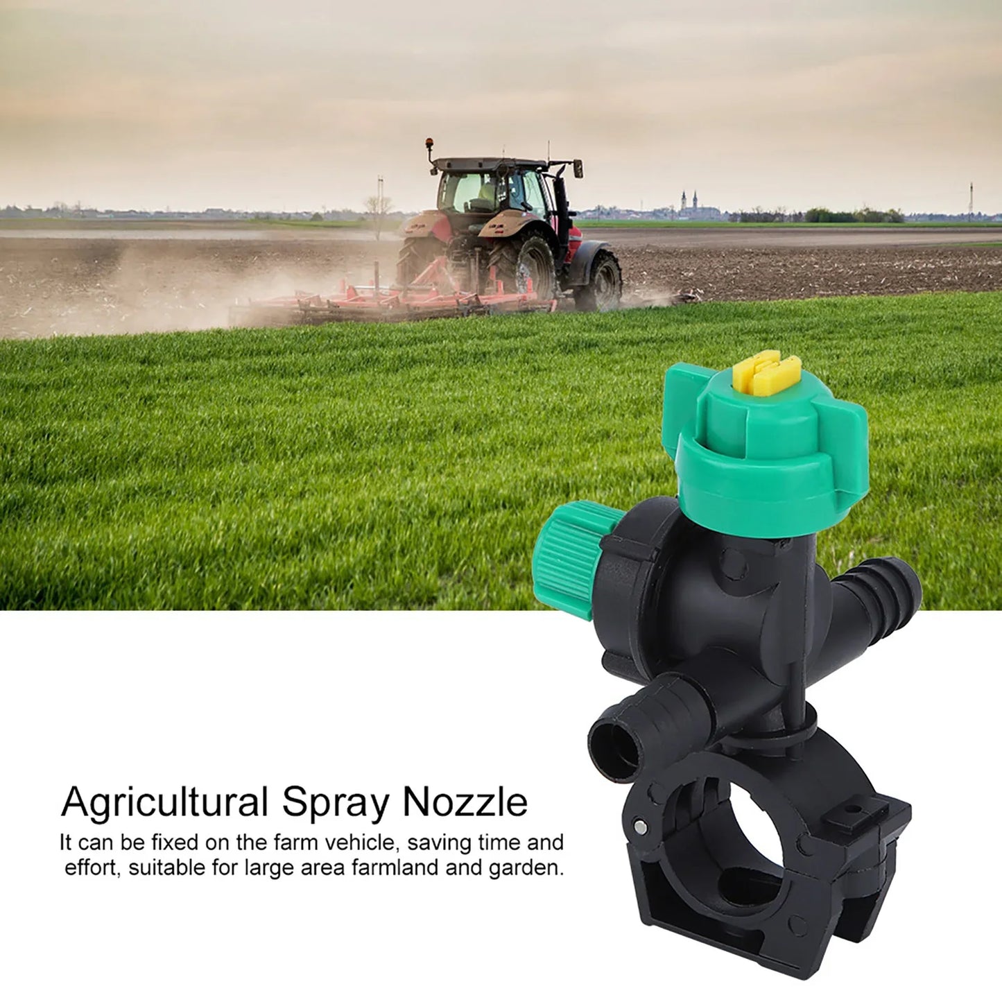 2Pcs External Thread Agricultural Sprayer Fan Shaped Spraying Nozzle for Agriculture