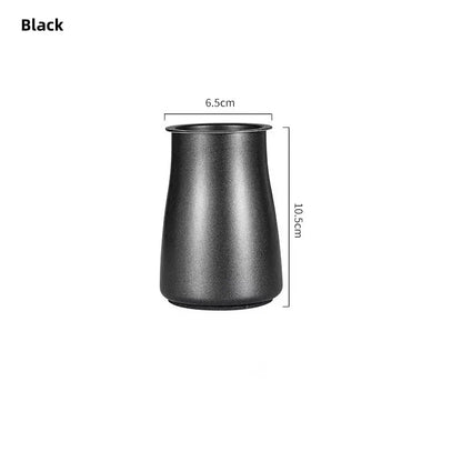 JUSTINLAU 3 in 1 Coffee Powder Filter Powder Cups Stainless Steel Coffee Sifter with Lid Grinder Powder Cup Coffee Accessories