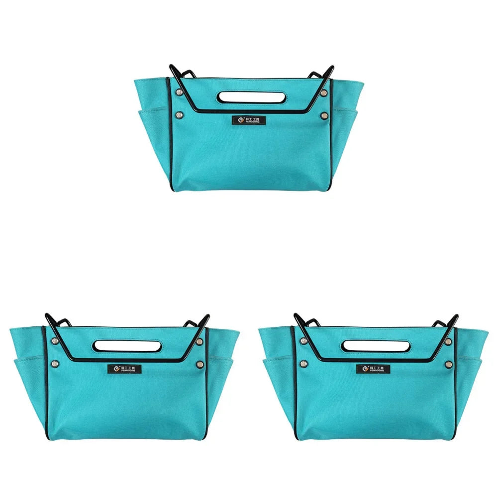 Telescoping Ladder Tool Bag Portable Utility Tools Bags Herringbone Ladder Tool Storage Bag Oxford Waterproof Tool Organizer