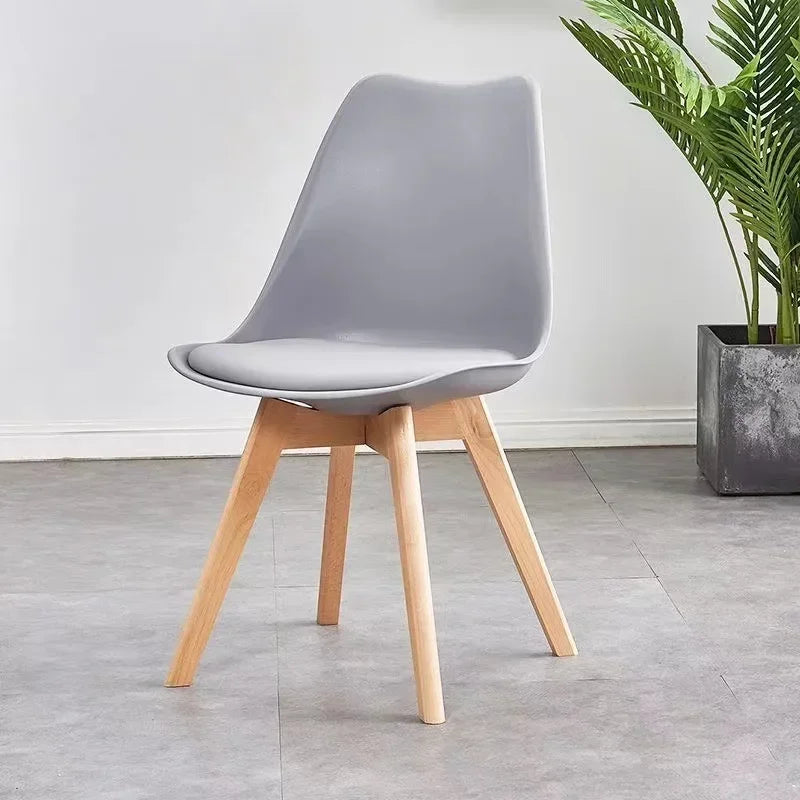 Modern Dining Chair Home Chair Minimalist Nordic Backrest Chair Dinning Table Chair Accent Chair Lounge Chair for Living Room