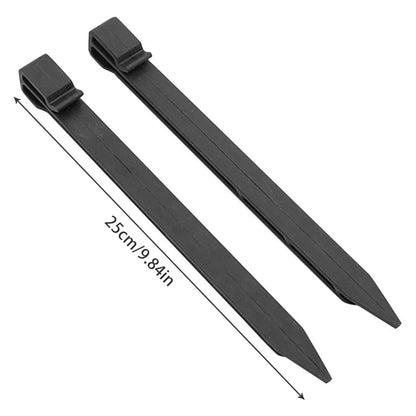 10Pcs Garden Lawn Mower Peg Boundary Nail Plastic Lawn Edging Stake Landscape Edging Spike Garden Netting Ground Stakes Durable