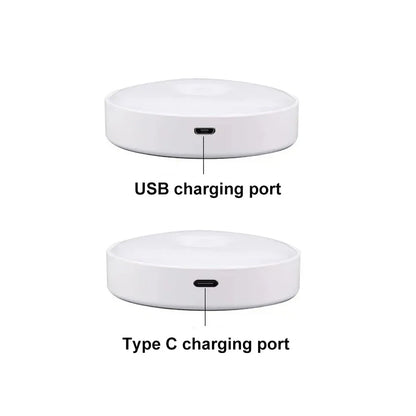 LED Night Lamp with Human Body Sensor Automatic Lighting Type-C Charging Wireless Magnetic Wireless Magentic Night Light