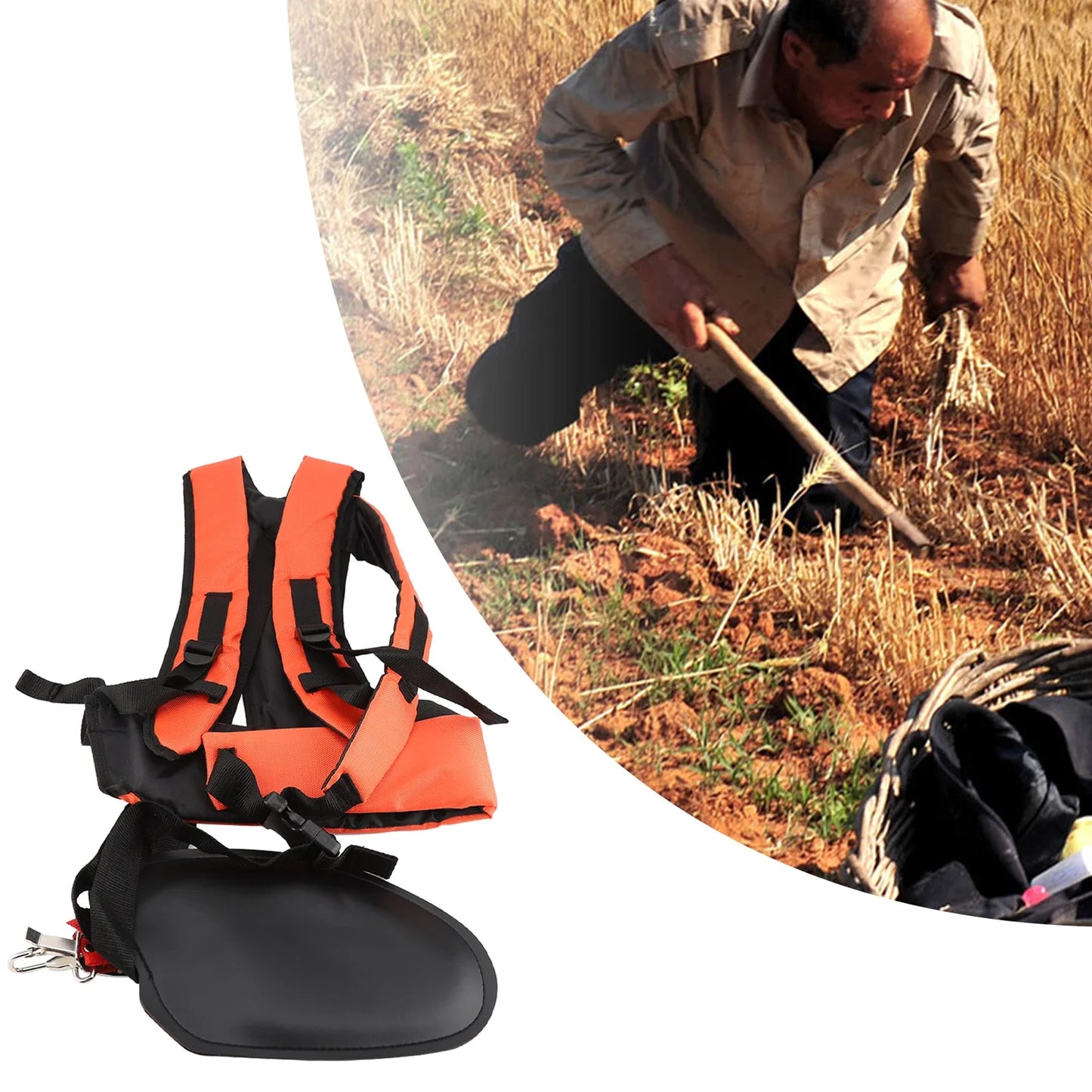 Trimmer Strap Double Shoulder Strap Universal Trimmer Double Shoulder Strap Mower Nylon Y shaped Belt for Brush Cutter Garden