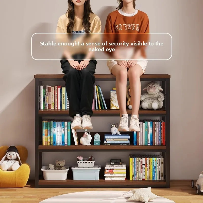 Bookshelf Shelf Integrated Wall Multi-layer Storage Rack Bedroom Wall Bay Window Display Cabinet Office Shelf