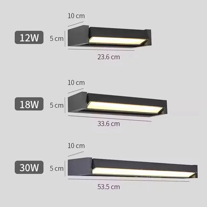 Outdoor Wall Light LED 350Adjustable Angle Waterproof Wall Lamp Aluminium Garden Porch Home Balcony Home Decor Lighting