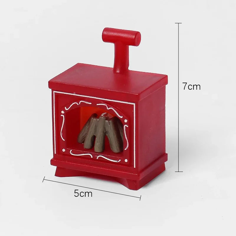 LED Mini Fireplace Night Light Creative Home Decoration Electronic Candle Night Lamp Children's Bedroom Deco Small Table Lamps