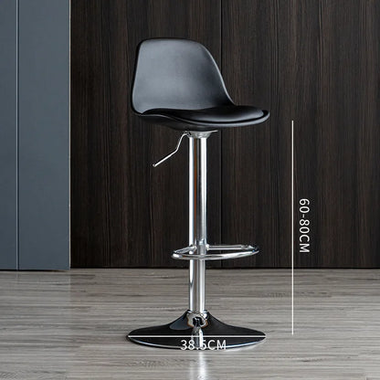 Velvet Padded Home High Kitchen Bar Benches Counter Stools Chair Island Dining Table Chair Banks Backrest Modern Barstools