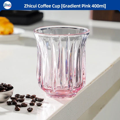 Bincoo High End Coffee Cup Elegant Retro Glass for Americano Dirty Flat White Espresso and Latte Available in 90/200/240/400ml