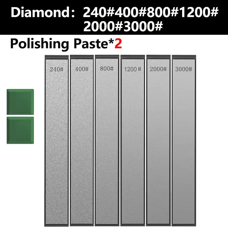 Diamond Whetstone Kitchen Sharpener, Fixed Angle Grinding Stone, Oil Stone Stones Set