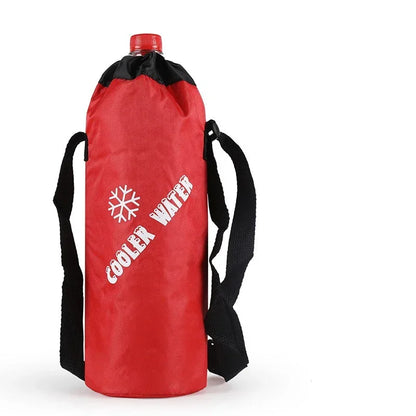 Portable Cooler Bag with Carry Straps Oxford Cloth Insulation Sleeve Aluminum Film Travel Camping Keep Warm/cold Drink Carrier