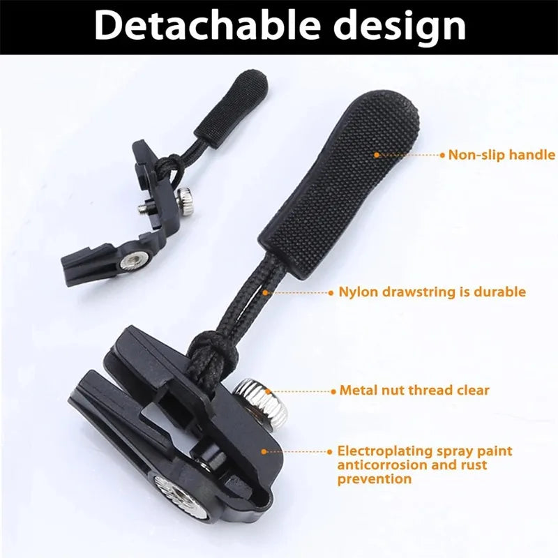 Universal Zipper Repair Kit - Instant Fix for Jackets, Coats | Detachable Zipper Head & Slider Replacement, No Sewing Needed