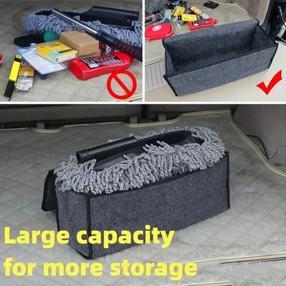 Car Trunk Storage Bag Organizing Storage Bag Trunk Organizer Car Gadget Foldable Storage Box Large Anti Slip Hand-held Tool Bag
