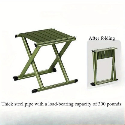 Outdoor portable folding stool, thick chair stool, dual-purpose fishing stool, Magza small stool, camping barbecue stool