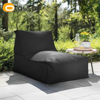 OTAUTAU Outdoor Oxford Bean Bag Cover Swim Pool Float Lounger Beach Club Pouf SF505【No Filler!You Need To Fill It By Yourself!】