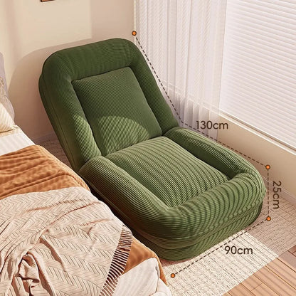 Lazy sofa reclining and sleeping large living room folding single tatami back recliner