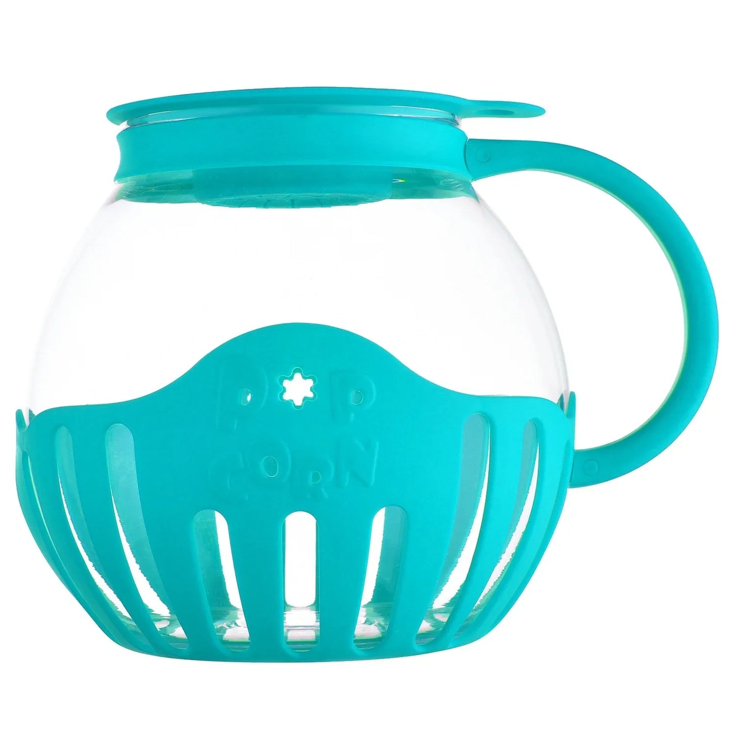 2.25 Quart Micro-Pop Microwave Popcorn Popper with Temperature Safe Glass Snack Pop Corn Air Poppers Microwave Popcorn Maker