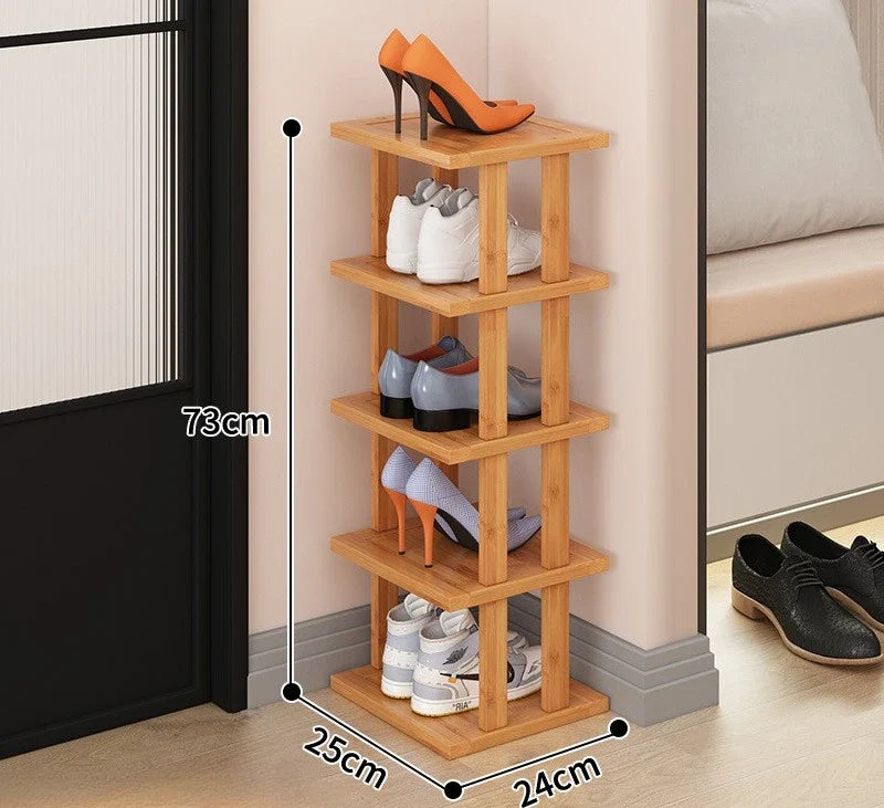Home economy door multi-layer shoe storage artifact saves space, rental house shoe cabinet, shoe rack