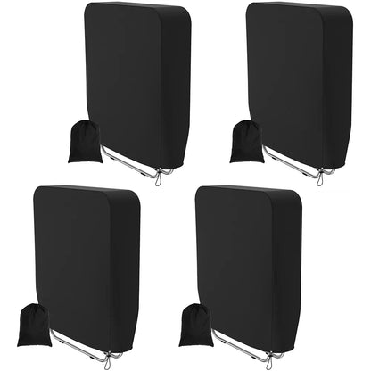 1/2 Pcs Folding Reclining Chair Cover Waterproof Dustproof Anti-UV Sun Lounger Cover 93x82 cm Furniture Covers for Outdoor Patio